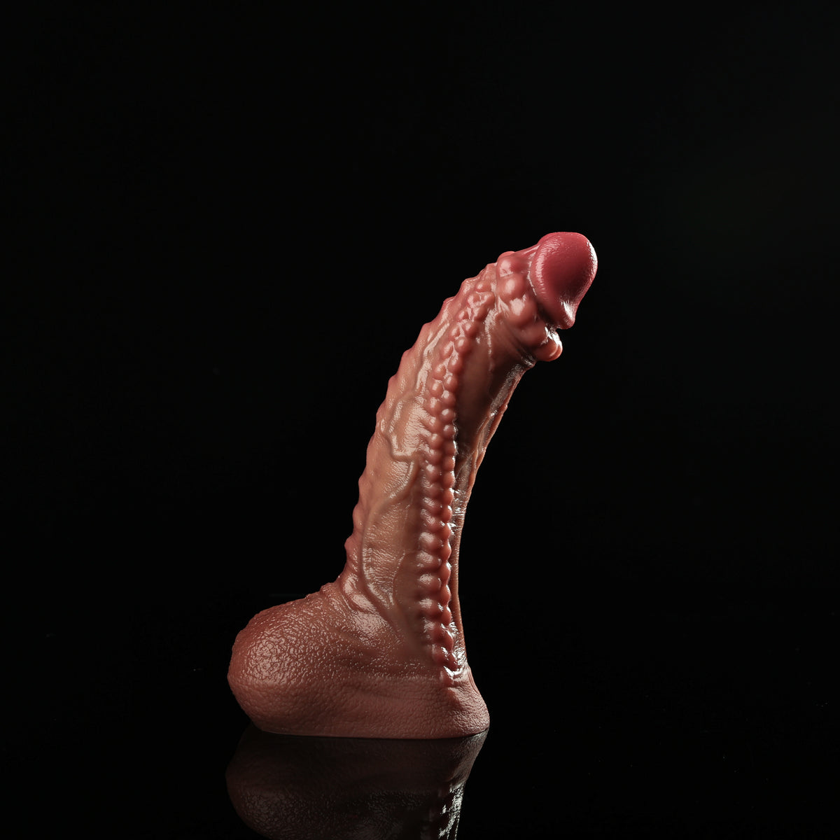 【 Dragon Spirit】 Double hardness platinum silicone super simulation pearl dildo